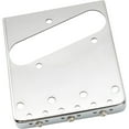 thumbnail image 2 of NEW Wilkinson Chrome WTB Ashtray Bridge for Tele guitars, with Brass Saddles, 2 of 12