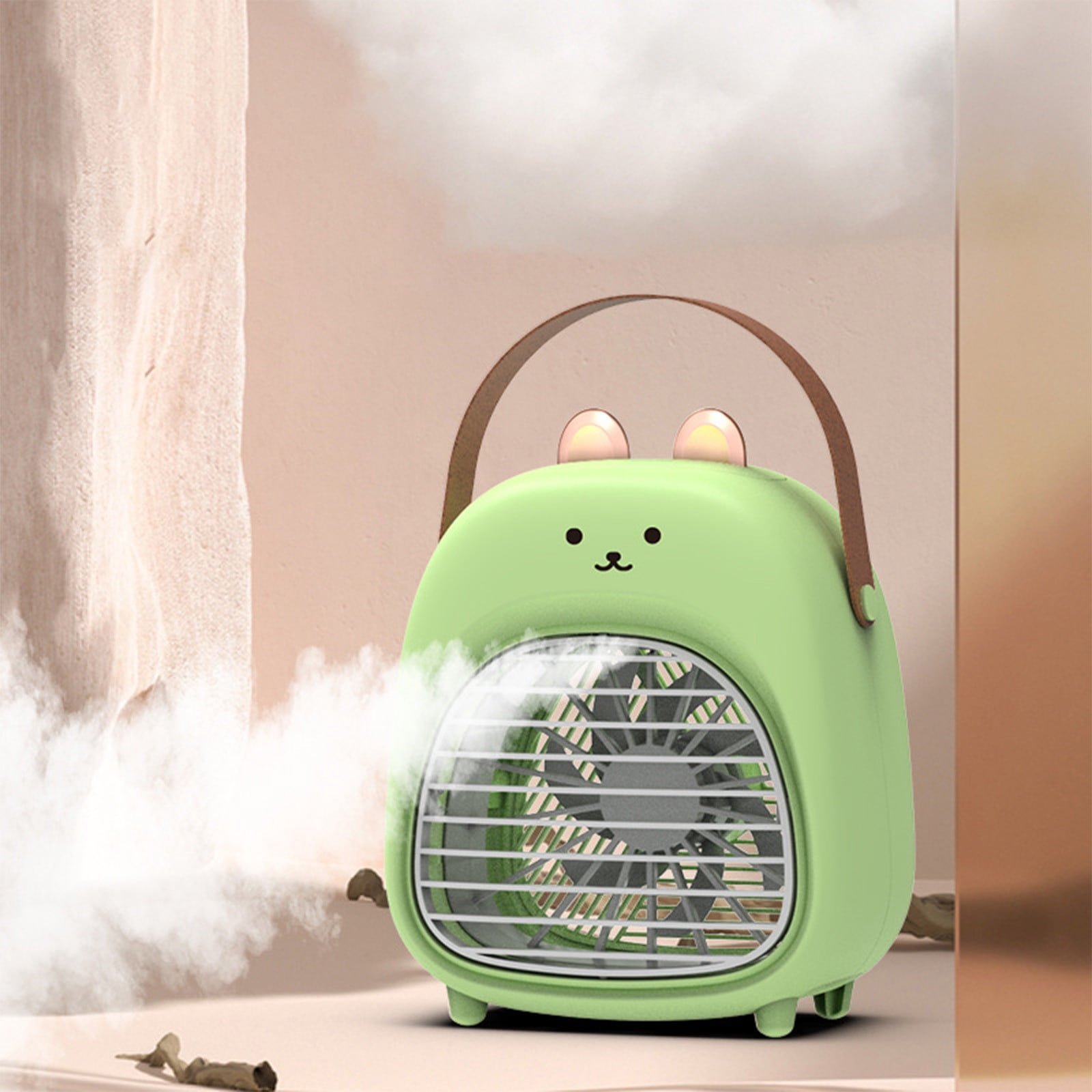 PHIGZNT Portable Air Conditioners, Portable AC Unit Evaporative Air Cooler 180°Auto Rotation, 3 Wind Speeds, 2-4H Timer, Personal Mini Cooling Fan for Home Room Bedroom Office Camping