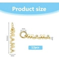 thumbnail image 2 of 12Pcs MAMA Charms Mother's Day Brass Charms Real 18K Gold Plated Word Charm Lettering Charm Pendants for DIY Jewelry Crafting Necklace Bracelet Making Gold, 2 of 6