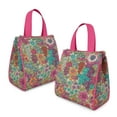 thumbnail image 2 of Pioneer Flower Floral Print Pattern Insulated Lunch Bag for Women & Adults,Large Portable Soft Cooler Lunch Bag,Thermal Food Storage Tote with Pearl Cotton,8.66L,8.75x5.75x9.5 Inch, 2 of 6