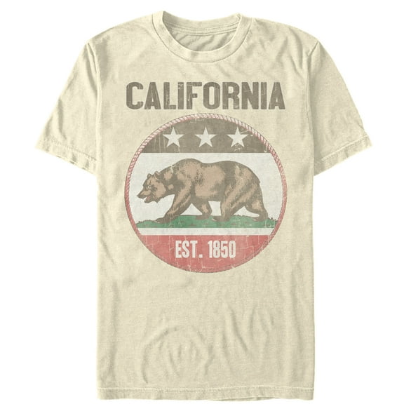 Men's Lost Gods California Est 1850  Graphic Tee Cream X Large