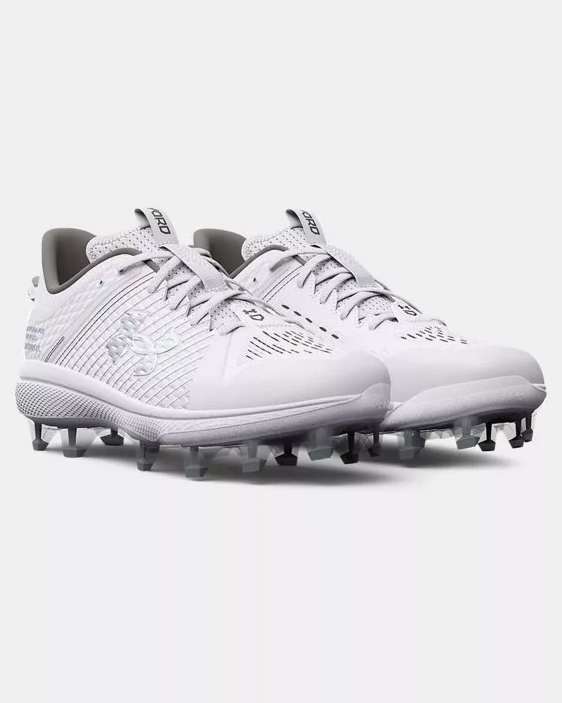 Under Armour Yard Low TPU Baseball Cleats White | White Size  display picture 3