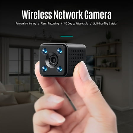 Mini WiFi Camera Wireless DVR Nanny Cam Security Camera with Motion Detection Night Vision HD 1080P IP Video Recorder with Mobile Live View for Android (Best Spy Cam For Iphone)