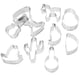 thumbnail image 4 of Party Cookie Cutter Stainless Steel Biscuit Cutter for 6Pcs Set, 4 of 4