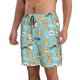 thumbnail image 2 of Fotbe Cute Dogs Corgi Trajes de Baño Estampados para Hombre, Shorts de Verano de Secado Rápido, Ropa de Playa, Bañadores-Small, 2 of 6