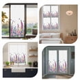 thumbnail image 7 of Watercolor Wildflowers Window Privacy Film, Country Botanical Florals Butterfly Static Cling UV Sun Blocking Heat Control Window Tint Day and Night, Non-Adhesive One Way Privacy Cover 17.7''x78.7'', 7 of 7