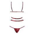thumbnail image 3 of Gibobby Conjuntos de Lencería Mujeres Sexy Encaje Lencería Nueva Sexy Ropa interior sexy Trajes Lencería Ropa interior Ropa de dormir Pijamas(Rojo, L), 3 of 5