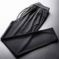thumbnail image 2 of EDFBUYKRS Female Women Pants Casual Sweatpants for Women Wide Leg Petite Cool Wide Pants Ice Silk Slacks Summer Thin Mesh Quick Drying Sports High Spring M, 2 of 7