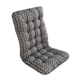 thumbnail image 2 of Linnome All-in-One Thickened Integrated Seat & Backrest Chair Cushion, 100% Polyester High Density Cotton Filled Long Pad, Warm Winter Support Cushion for Office Rocker Recliner, 2 of 6