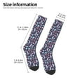 thumbnail image 5 of Fotbe Watercolor Marine Animals print Women's Men's Novelty Crew Socks Cotton Socks Knee High Socks for Walking,Running,Nurses,Pregnancy, 5 of 9