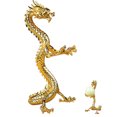 thumbnail image 1 of unbranded 1Pack Crystal Ball Stand Golden Dragon Shape Ornament For Home Decoration Alloy Display Holder, 1 of 8