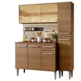 thumbnail image 1 of Cocina Integral 137cm Emilly Gold Madesa 03 - Marrón Madesa GREM137003, 1 of 8