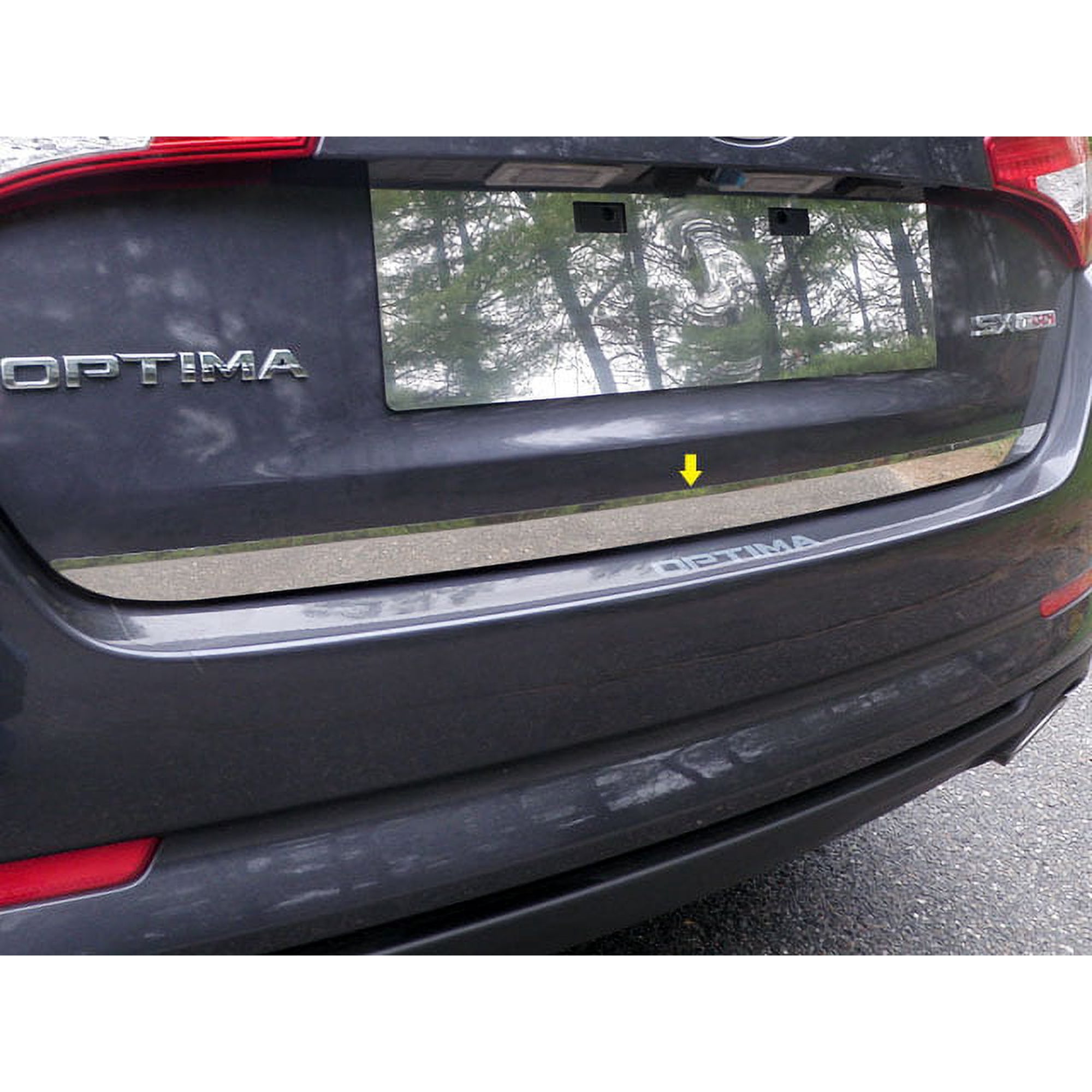 Stainless Steel Rear Deck Accent 1Pc Fits 2011-2015 Kia Optima RD11805 QAA