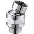 thumbnail image 1 of Walkbee Shower Connector Ball Joint Adjustable Shower Head Swivel Ball Adapter Brass Compatible Shower Arm, 1 of 5