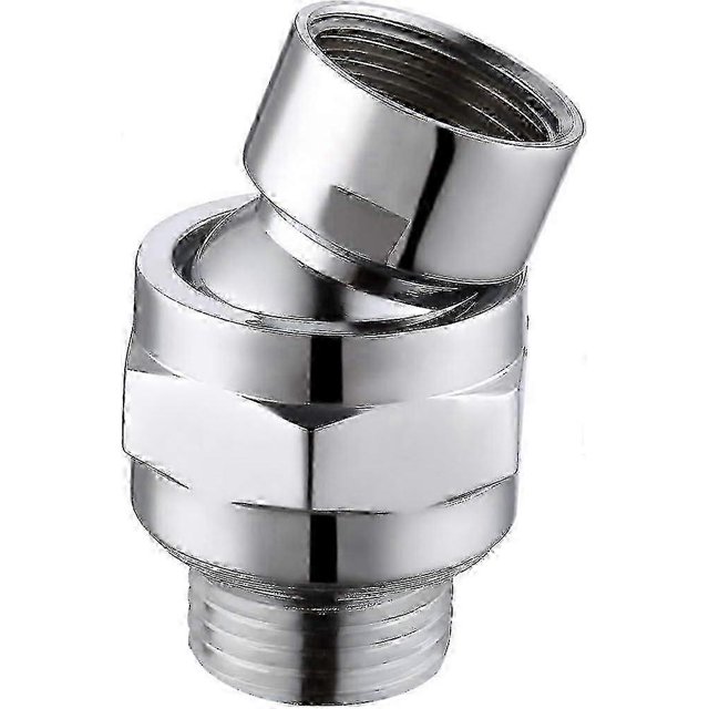 Walkbee Shower Connector Ball Joint Adjustable Shower Head Swivel Ball Adapter Brass Compatible Shower Arm