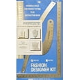 thumbnail image 2 of Fairgate Fashion Designers Ruler Kit - Part # 15-102 (Inches) Made in The USA, 2 of 3