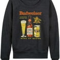 thumbnail image 3 of Budweiser - Classic Lineup - Women's French Terry Long Sleeve Shirt, 3 of 5
