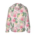 thumbnail image 3 of Daiia Tropical Pitaya UPF 50+ Sun Protection Hoodie Jacket Lightweight Long Sleeve Sun Shirt for Women Men with Pocket Hiking Outdoor-XX-Large, 3 of 9
