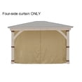 thumbnail image 4 of APEX GARDEN ​Replacement 4-sided Curtain for 11 ft. x 13 ft. Meridian Gazebo, 4 of 6