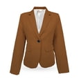 thumbnail image 3 of Saco clásico de Mujer Elegancia y Estilo Camel Chica, 3 of 3