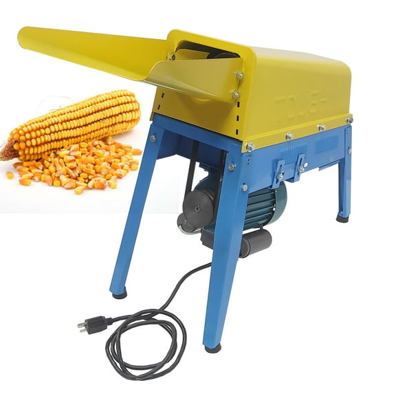 Electric Dry Corn Thresher with Enlarged Opening Automatic Maize Cob Remover Tools 110V