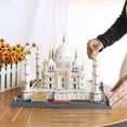 thumbnail image 2 of Apostrophe Games Juego de bloques de construcción Taj Mahal (1113 piezas) Modelo de la serie famosa del Taj Mahal de la India para niños y adultos, 2 of 5