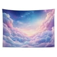 thumbnail image 5 of HVEST Fantasy Pink Cloud Tapestry Wall Hanging Purple Pink Pastel Sky Cloud Wall Tapestry for Bedroom Nature Landscape Tapestry for Living Room College Dorm Home Decor,60x40 inch, 5 of 5