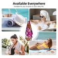 thumbnail image 6 of Premium Bath Towel Colourful Flowers - Quick Drying - Coral Velvet Highly Absorbent Bath Towel Bathroom Beach Gym Hotel Salon Spa Sport Yoga Towel (27x55in), 6 of 6