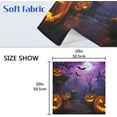 thumbnail image 6 of GZHJMY Halloween Pumpkin Cloth Napkins Set of 6,Reusable Washable Polyester Dinner Table Napkins for Kitchen,Dining,Restaurant,Party Decoration, 6 of 7