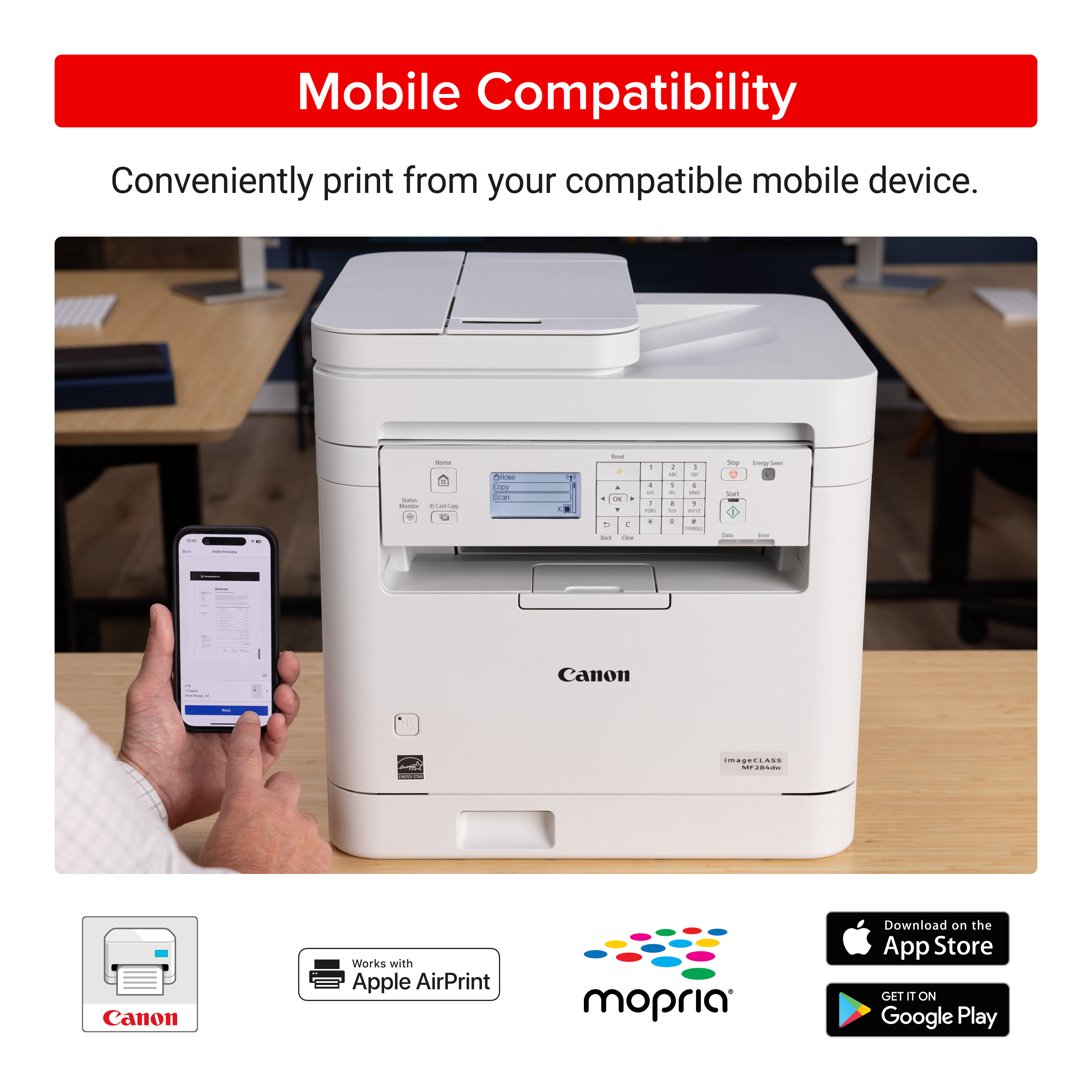 Canon ImageCLASS MF284dw Wireless Laser Printer photo 5