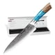 thumbnail image 2 of Cuchillo de chef Hecef 8 pulgadas acero Damasco japonés G10, 2 of 8