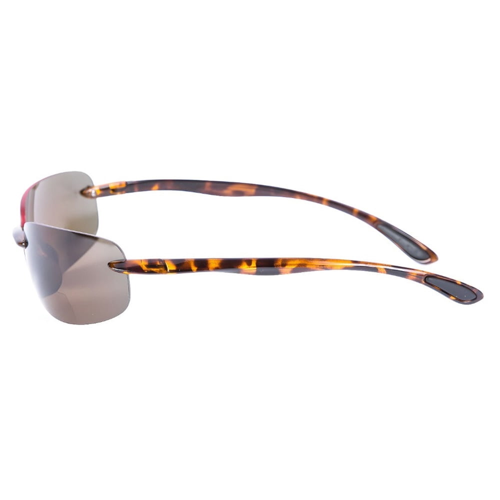 "The Influencer" Bifocal Sunglasses - Lightweight Unisex Reading Sunglasses - Tortoise - 2.00