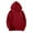 Red, variant on Puliio Womens Slim Sweatshirts Pullover Hoodies Pure Color Long Sleeve Hoodie With Pockets Winter Fall Clothes Hooded Sweatshirt