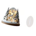thumbnail image 4 of Adorno acrílico bidimensional, letrero, regalo, objeto de colección, artesanía, obra de arte, placa navideña, decoración de mesa, centro de mesa, mueb Reno, 4 of 8