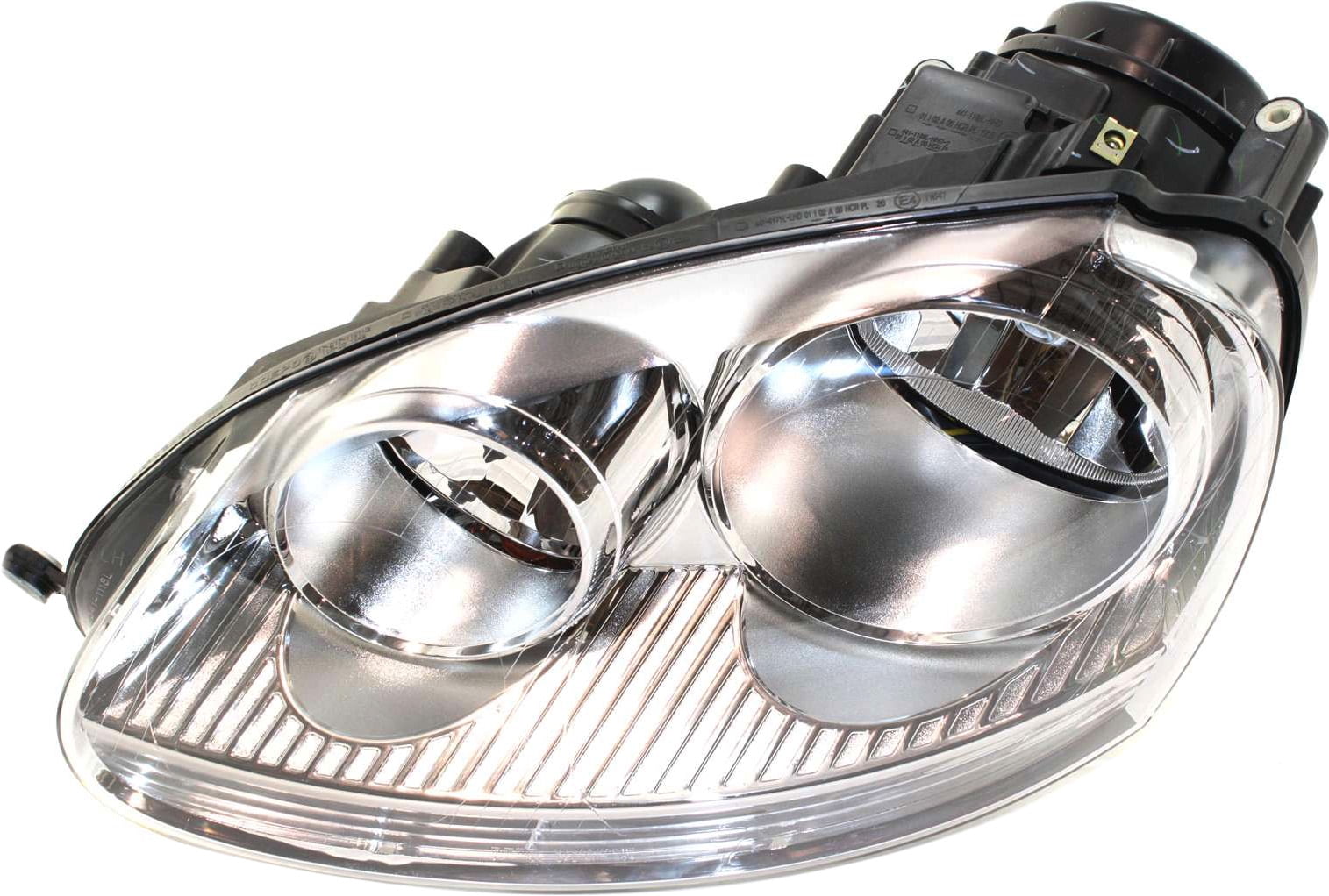 Headlight Compatible With 2006-2009 Volkswagen Rabbit GTI SET of 2 Left Driver and Right Passenger Side Halogen With bulb(s)
