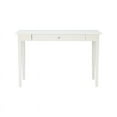 thumbnail image 4 of Linon Evans Wood One Drawer Desk in White, 4 of 21