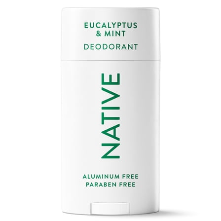 Native Deodorant, Aluminum Free, Eucalyptus & Mint, for Women and Men, 2.65 oz