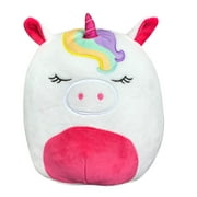Squishmallow 8 inch Micky the Unicorn Plush Toy, Stuffed Animal, Super Pillow Soft, White Pink