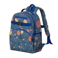 thumbnail image 3 of Vintage Botanical Floral School Backpack Spacious Adjustable Padded Straps Chest Buckle Water-resistant Durable Bookbag for Daily Use, 3 of 3