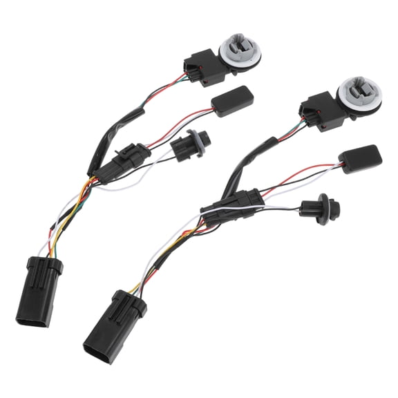 Unique Bargains 1pair Tail Light Converter Harness Assembly for Ram 1500 2013-2022 Taillight Wiring for Ram 2500 3500 2013-2018 No.55277415AA/55277414AA