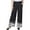 Black Dotf, variant on Womens Petites Jersey Polka Dot Wide Leg Pants