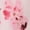Watercolor Floral Pink, variant on Scoop Women’s and Women’s Plus Oversized Cropped Hoodie, Sizes XS-4X