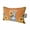 Orange, variant on Sunflower Gnomes Outdoor Pillows for Chaise Lounge Chair Waterproof Lumbar Pillows with Insert&Adjustable Elastic Strap Beach Headrest Pillow Summer Botanical Elegant Floral Pool Pillow 11"x16"