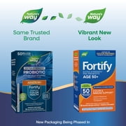Nature’s Way Fortify Extra Strength† Pre+Probiotic Age 50+ Capsules, 50 Billion Cultures, 30 Count