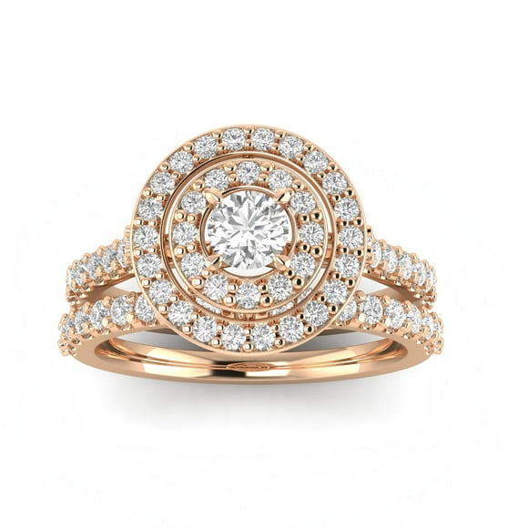 1.00ctw Diamond Bridal Set in 10k Rose Gold
