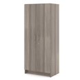 thumbnail image 4 of Tot Mate 72" Double Door Gray Composite Wood Tall Cabinet Classroom Furniture, 4 of 8