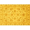 thumbnail image 1 of Ahgly Company Indoor Rectangle Abstract Yellow Modern Area Rugs, 2' x 4', 1 of 4