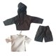 thumbnail image 2 of Figura de hombre a escala 1:12, ropa de moda clásica para muñecas de 6 pulgadas, figuras de acción Negro, 2 of 8