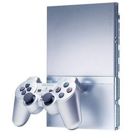 Restored Playstation 2 PS2 Slim Console System Silver (Refurbished)
