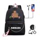 thumbnail image 1 of Mochila de gran capacidad para niños, niñas y adolescentes, Bolsa Escolar con impresión USB, bonita Mochila de dibujos animados, regalo para niñas, 1 of 4